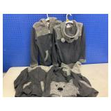 Cat and Jack Size Large Bear Hoodies