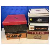 Mens Hat Box Lot