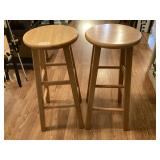 2- 29' Natural Barstools