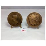 JFK & Nixon/Agnew Bronze Inauguration Medals