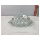 Glass Butterdish