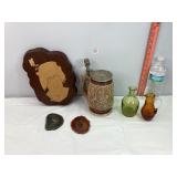 Stein, Clown Wall Hanging & Misc