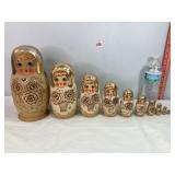 Russian Hand Painted Nesting Dolls