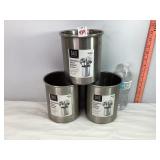 Stainless Steel Utensil Canisters