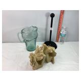 Paper Towel Holder, Coke Pitcher & Curtain Holders