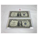 1935C & 1935D Series $1 Silver Certificates