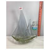 Handblown Glass Ship