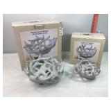 Cracker Barrel Large & Small Antler Bowls