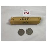 Roll of 1939 Nickels