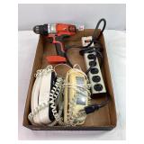 Surge Protector, Vintage Phones & Drill, No Batt