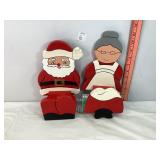 Santa & Mrs. Claus Shelf Sitters
