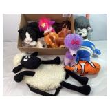 Assorted Stuffed Animals & Sheep Backpack