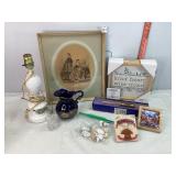 Lamp, Canvas Picts, Lint Brush & Misc