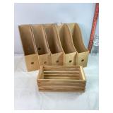 Wooden Magazine Holders & Box