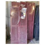 4 Raised Panel 15'x71' 2 Louver 15'x64' Shutters