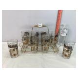 50th Anniversary Musselman Glasses w/Rack