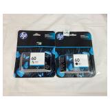 HP 60 Black & Color Ink AS PICTURED