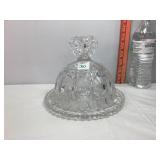 Lead Crystal Cheese & Butter Dome