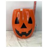 Batt Op Lighted Pumpkin Candy Holder
