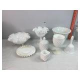Assorted Milk Glass Pieces