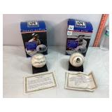 Mickey Mantle Signed Ball & Babe Ruth Signed Ball