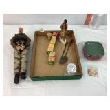 Tupperware Toy Plates, Action Figure, & Misc