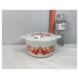 Vtg Pyrex Friendship Birds Casserole Dish 1qt