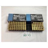 1 Full & 1 Partial Box Aguila 9mm Luger Ammo