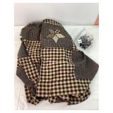 Primitive Shower Curtain & Hooks