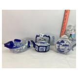 Blue & White Teapots
