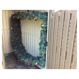 3 Lighted Wired Garlands Approx 62' x 48'