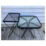 2 Small Outdoor Tables