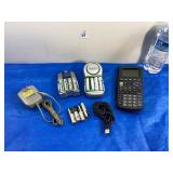 Calculator, Rechargeable Batteries & Misc