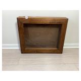Wooden Display Case Approx 24.5' x 20' x 4.5'