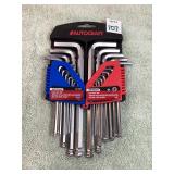 Autocraft Hex Key Sets Metric & SAE