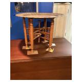 Moroccan Style Brass Tray Table