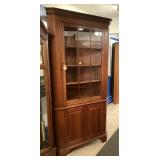 Hinkle Harris Corner Cabinet w/Key