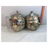 Pabst Blue Ribbon Hanging Advertisements