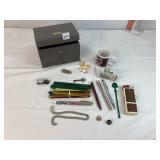 Stir Sticks, Pens & Assorted Collectibles