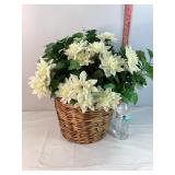 Basket w/Flowers