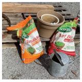 Flowerpots, Watering Can, Turf Building & Misc