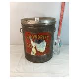 Vintage Snowdrift Coconut Can