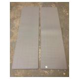 Padded Gray Kitchen Rugs Approx 17' x 59'