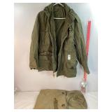 Medium US Army Jacket & Duffel Bag