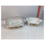 Corning Spice of Life Casserole Dishes & 1 Lid