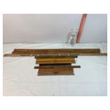 Assorted Rulers & Yard Sticks