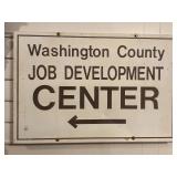 Washington County Metal Sign