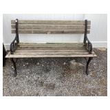 Wood & Metal Bench