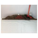 Wooden Merry Christmas Sign
