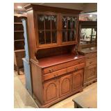 2pc Beveled Glass Hutch